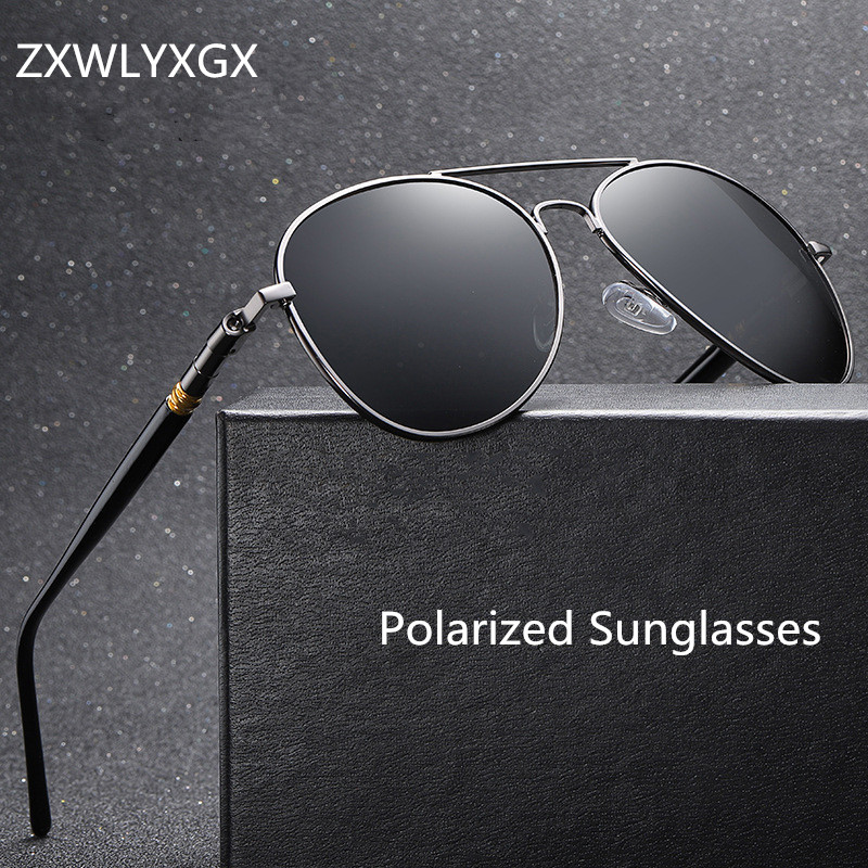 Sunglasses Aviator Polarized - Lunettes de soleil hommes polarisées mode