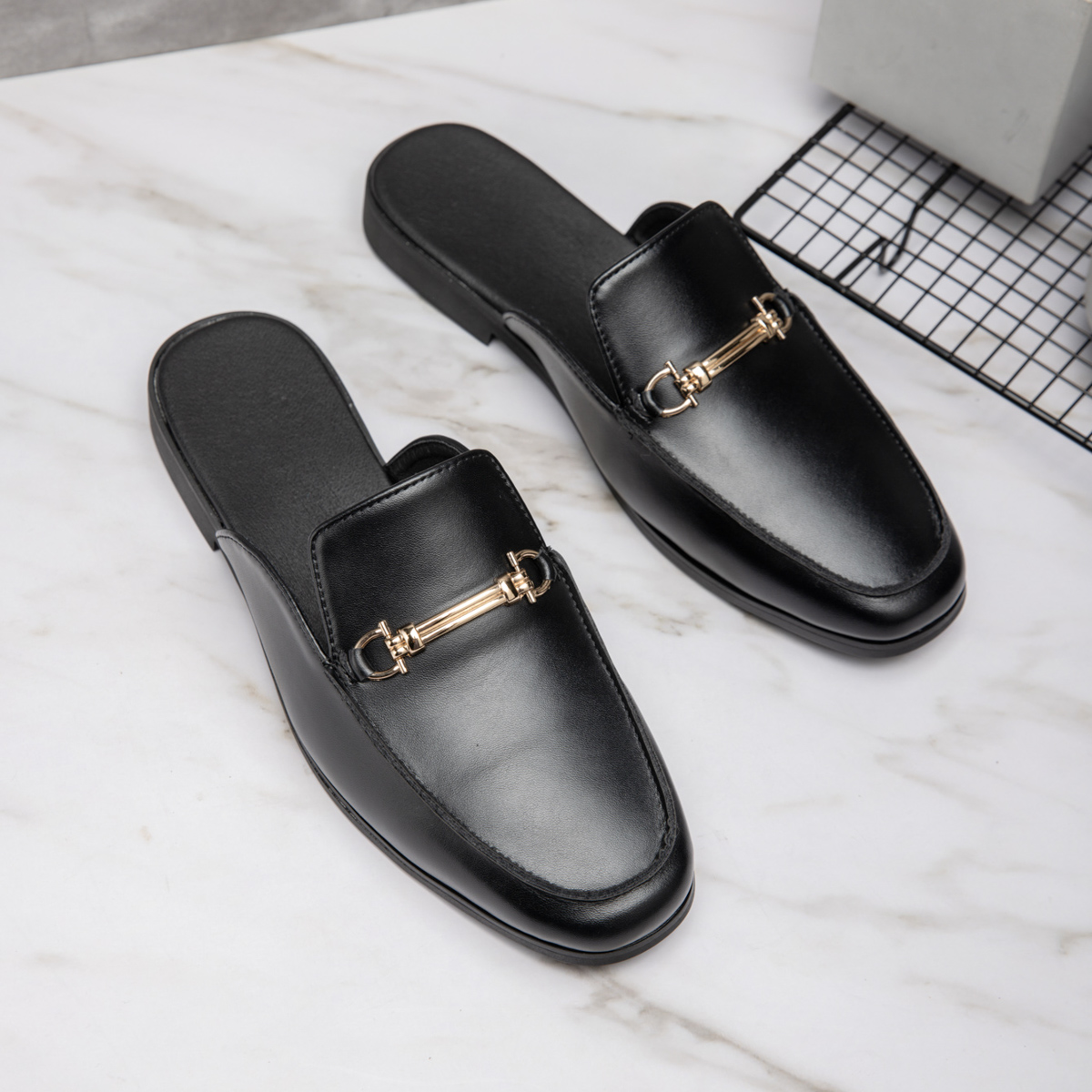 Mules décontractées pour homme - Flip Flop Leather Men avis et prix