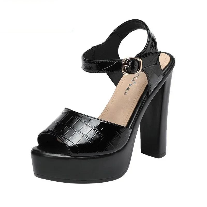 Sandales en cuir véritable à l - Casual Sandal Leather avis et prix