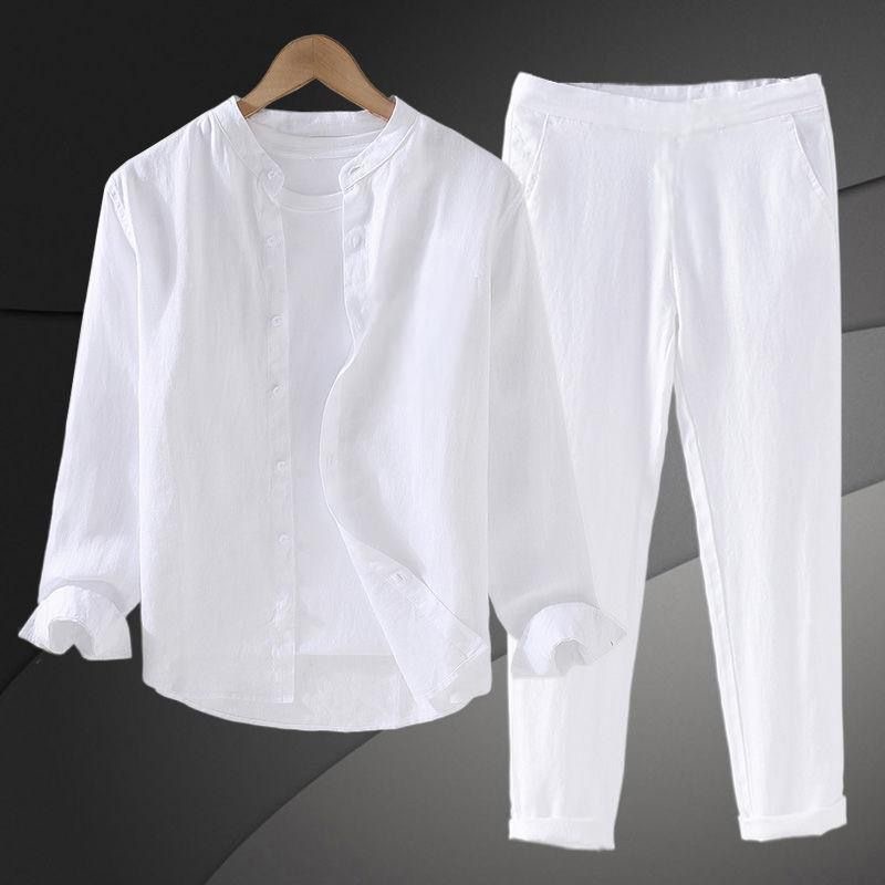 Chemise à manches longues pour - Linen Shirt Breathable avis et prix