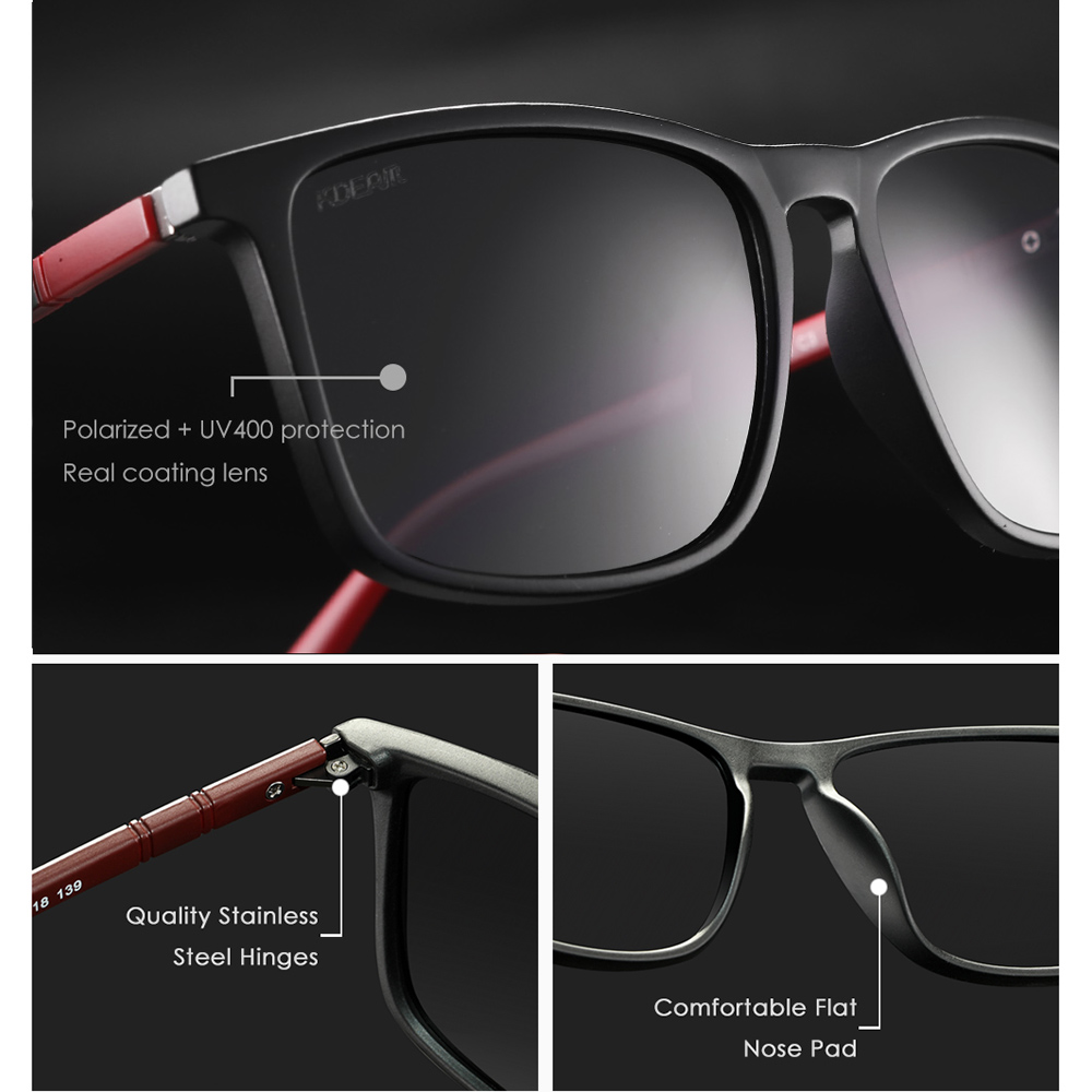 KDEAM lunettes de soleil de pê - Sunglasses Aviator Polarized avis et prix