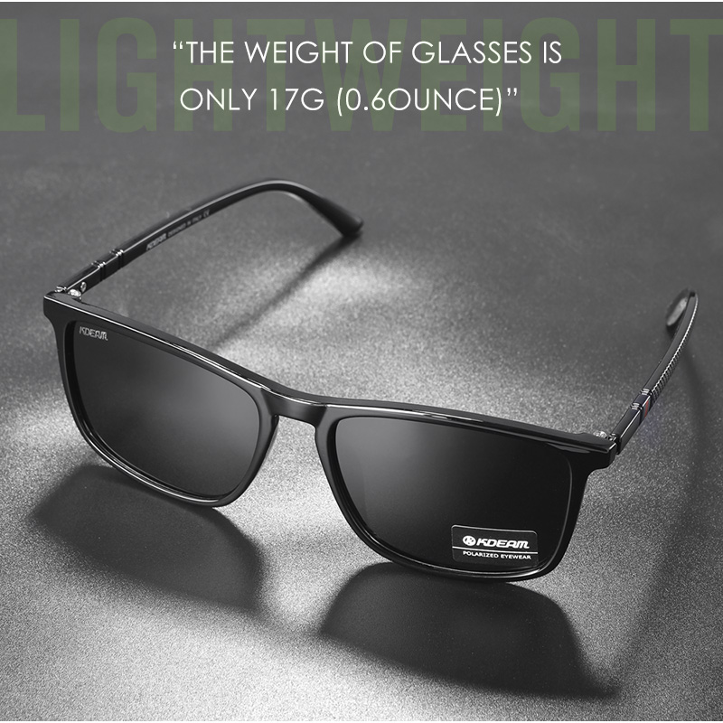 KDEAM lunettes de soleil de pê - Sunglasses Aviator Polarized avis et prix